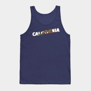 California vintage style retro souvenir Tank Top